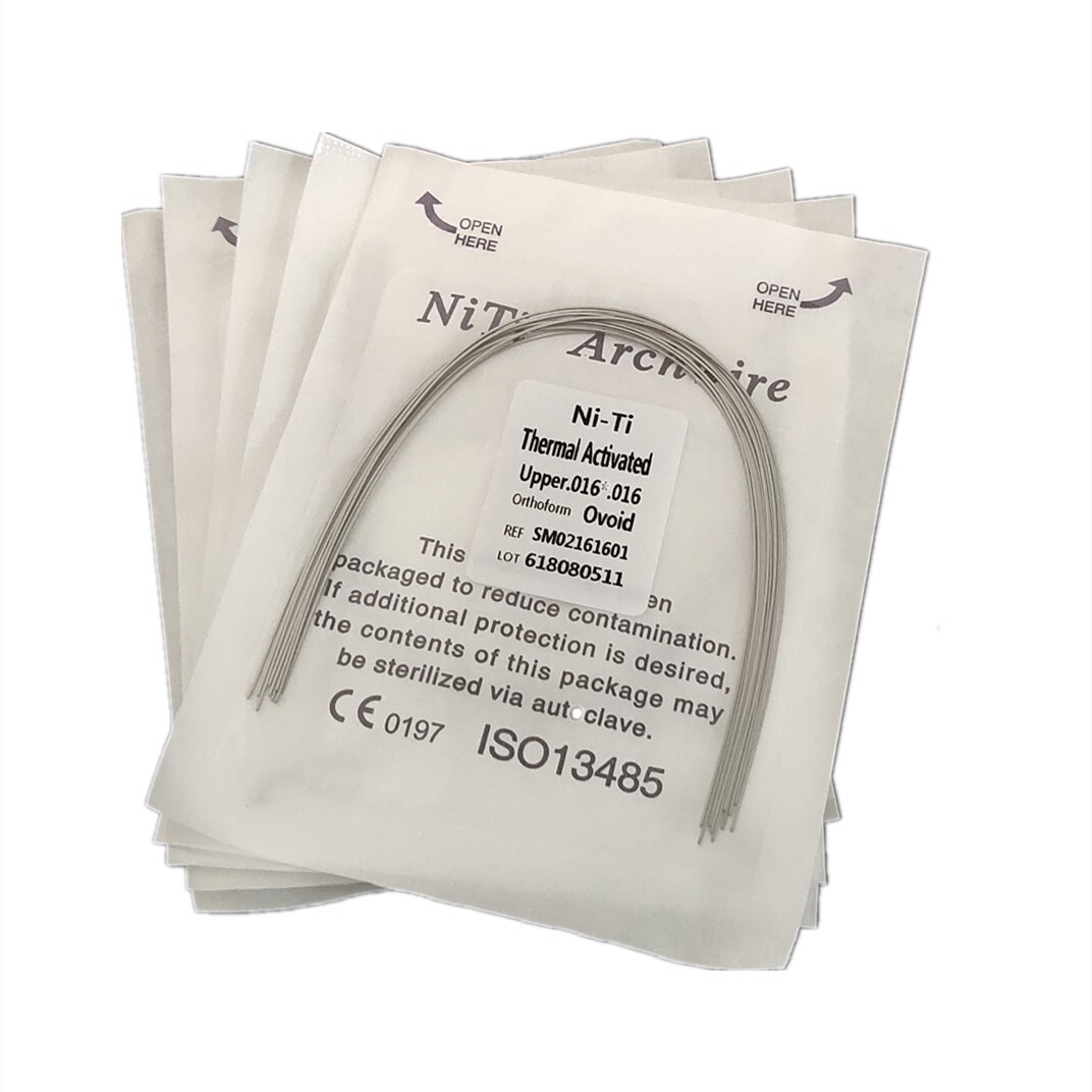 Dental Orthodontic Heat Thermal Activated Niti Rectangular Arch Wires