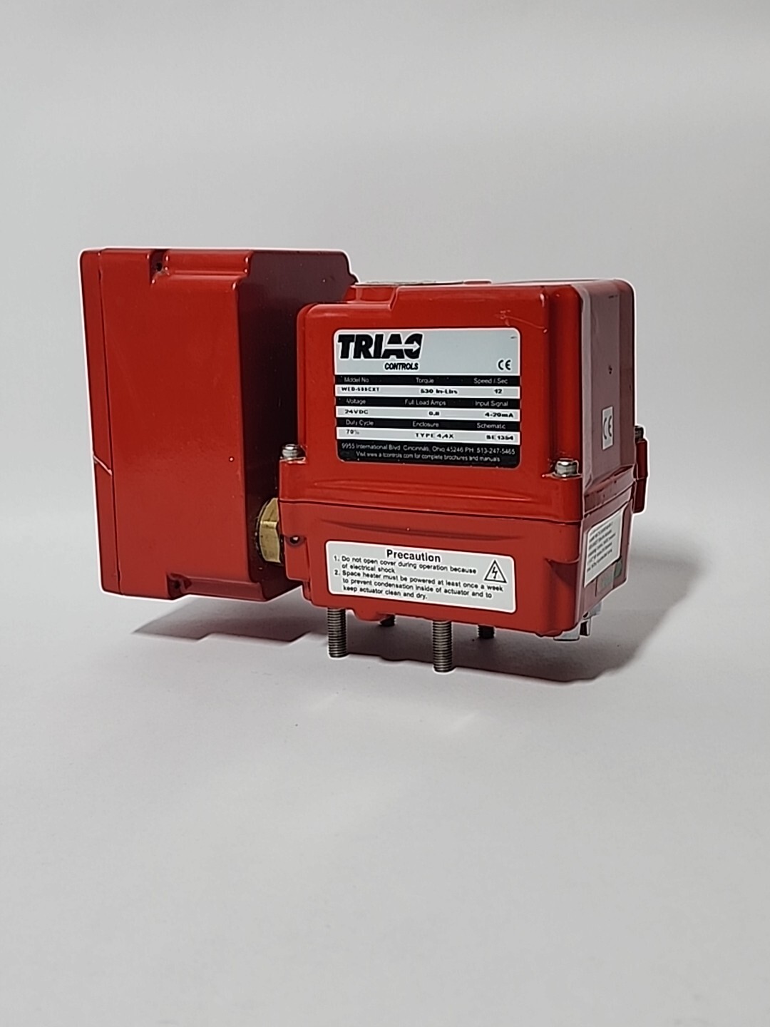TRIAC Controls WED-500CXT Rlectric Actuator, Modulating Control