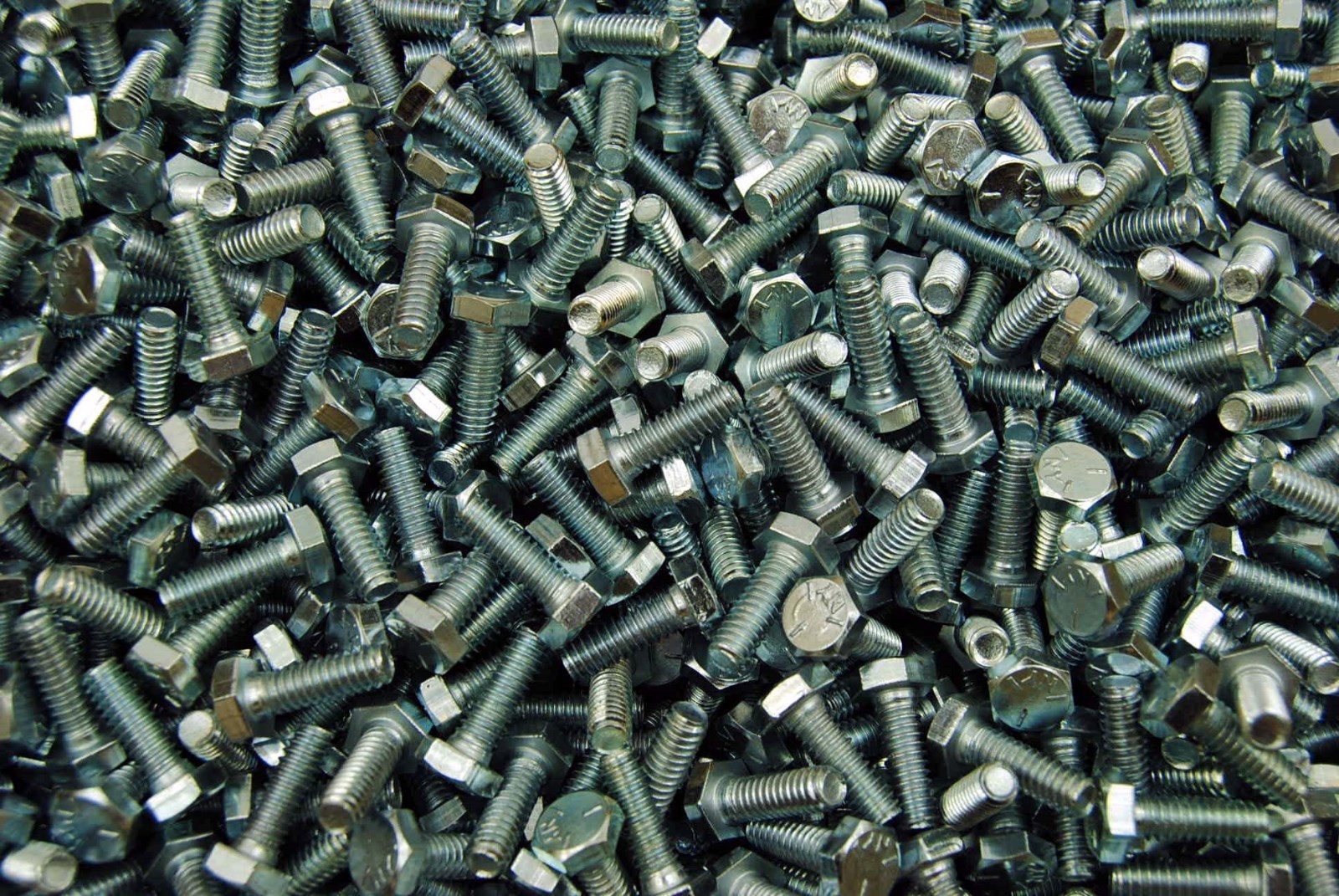 (500) Hex Head 1/4-20 x 3/4 Grade 5 Bolts Zinc Plated Cap Screws