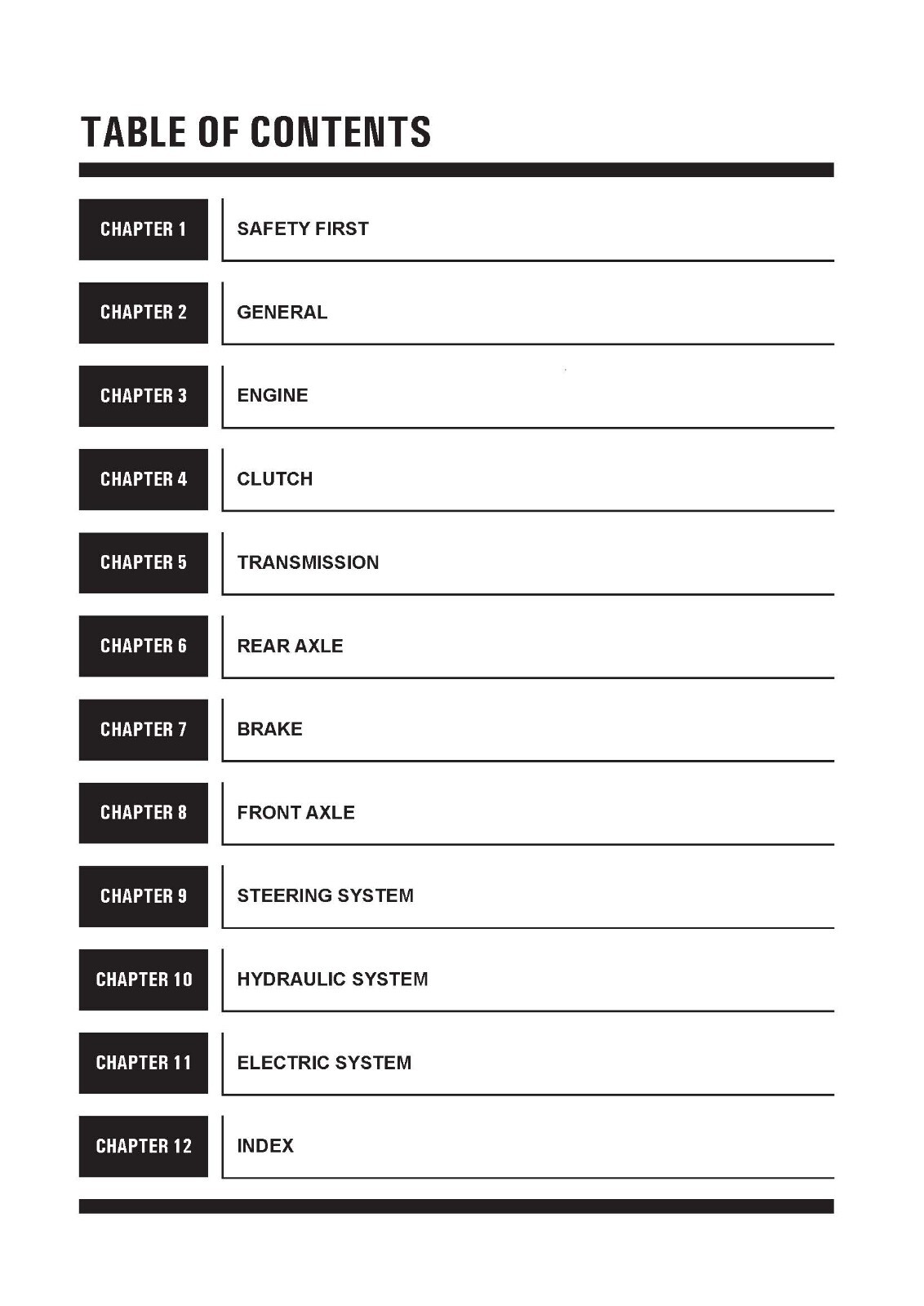 DS3510 Diesel Tractor Workshop Repair Manual Fits Kioti Daedong 3A165LWD