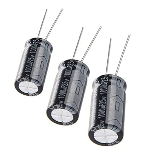 High-Quality 1000uF 25V Aluminum Capacitors – 12 Pack for Electronics Projects