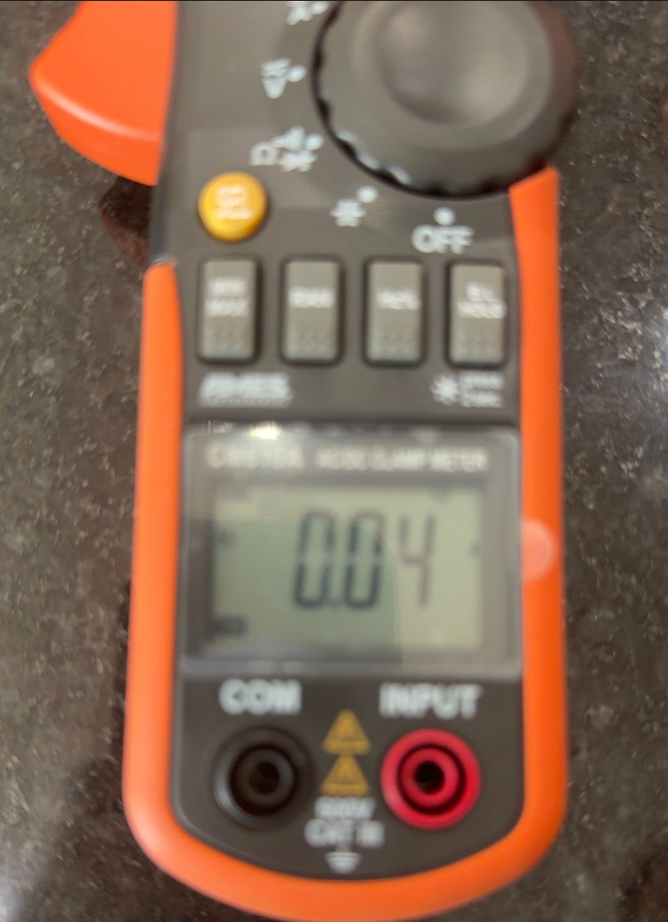 Ames Instruments CM610A True RMS AC/DC Clamp Meter Inrush CAT III 600V Tested