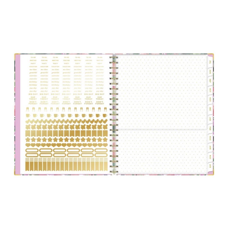 Blue Sky 8.5″x11″ 2026-2027 Weekly/Monthly Day Designer Teacher Lesson Planner