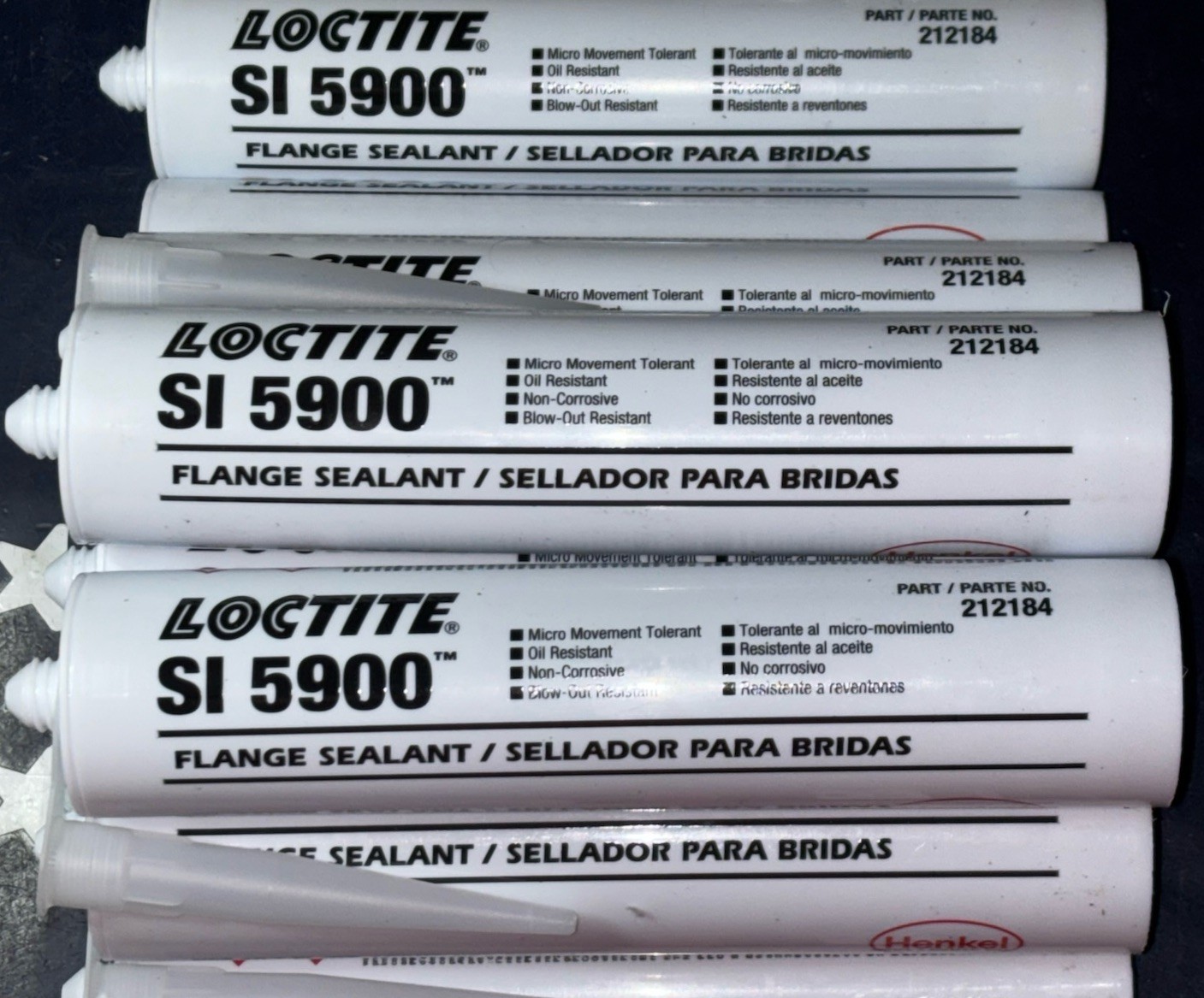 (10) Loctite 5900 Flange Sealant 300mL / 10.1 FL OZ 212184 EXP 10/26 10 Tubes