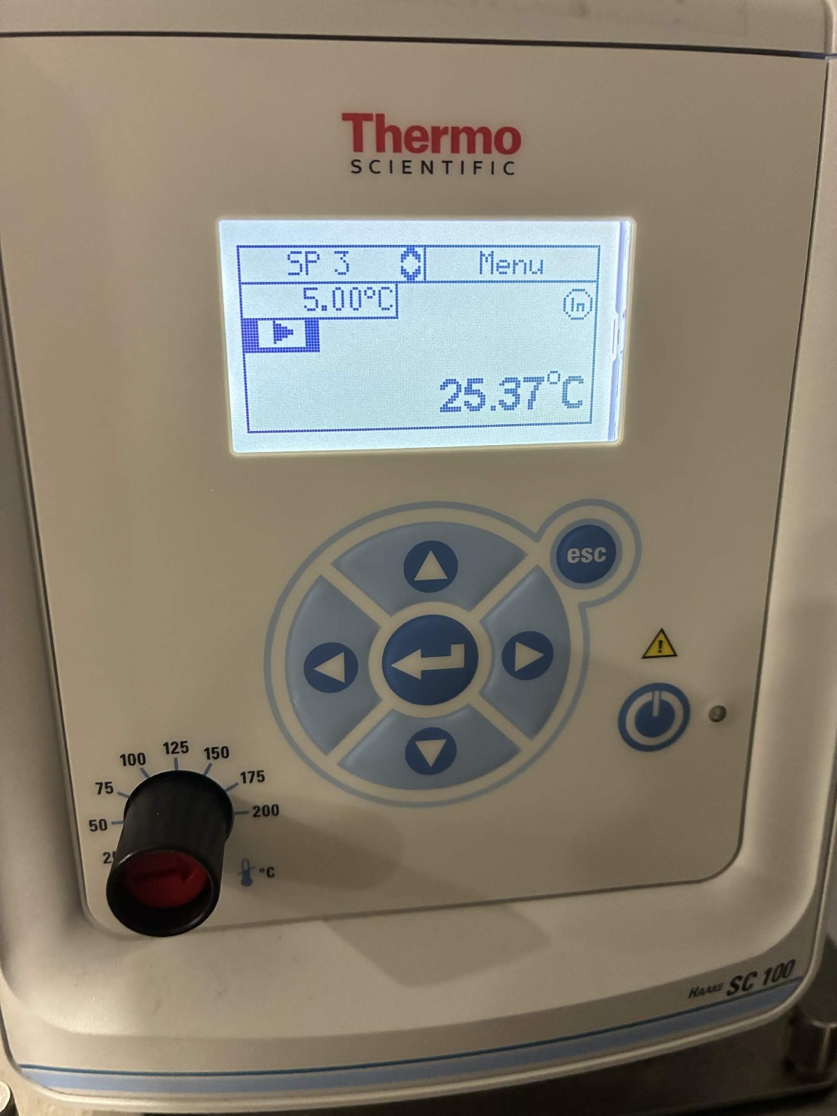 Thermo Scientific Haake SC100 A10 Recirculating Chiller Low Pump Hours
