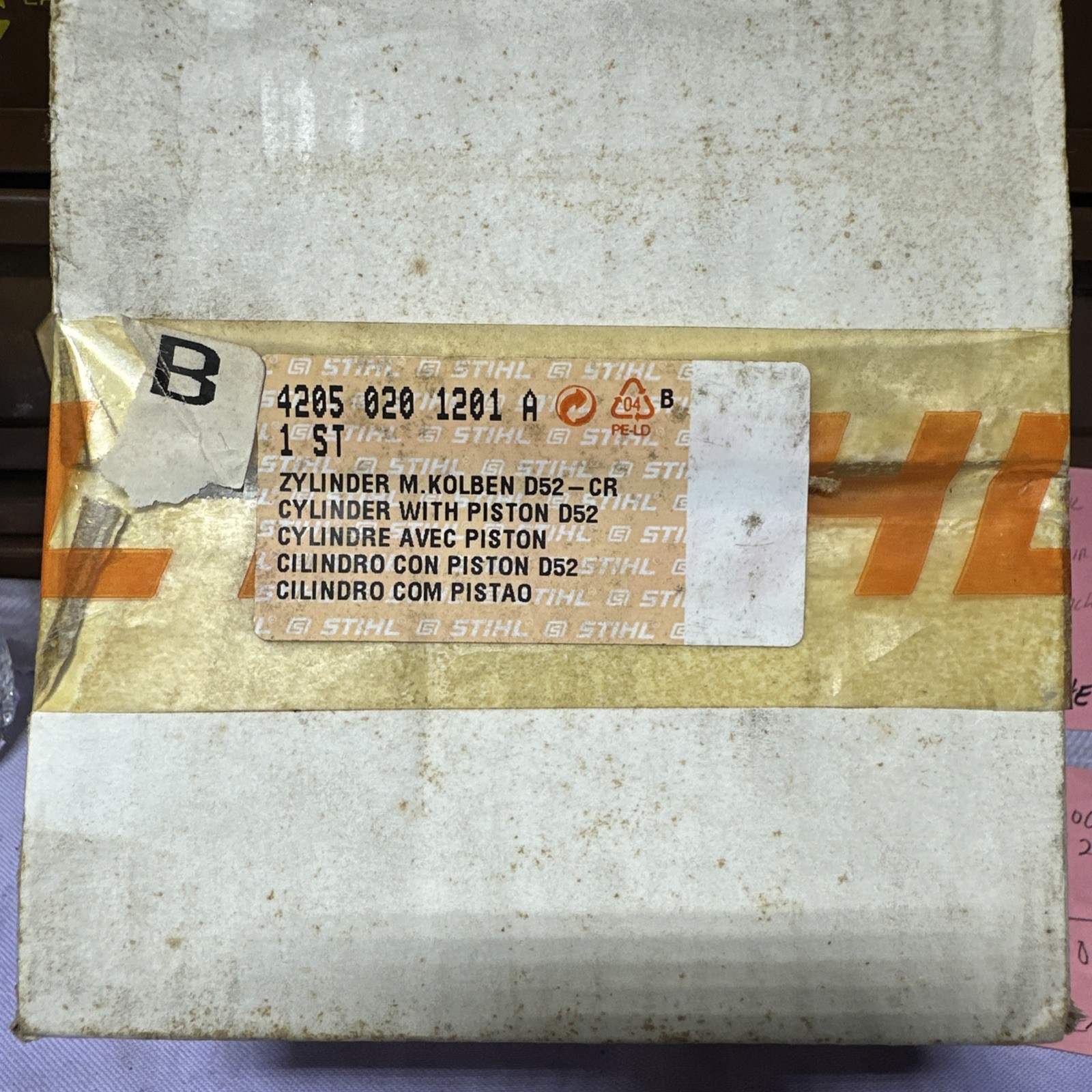 New Stihl 52mm Piston & Cylinder Kit 4205 020 1201 Fits TS510 Cutquick Saw OEM