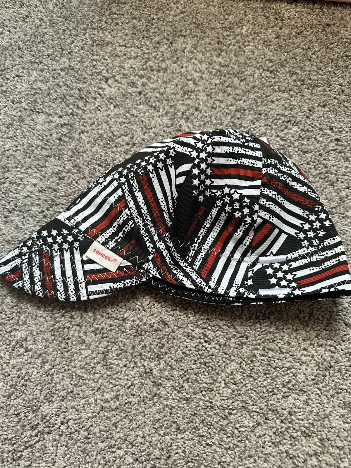 Hobart Welding Cap Reversible Size 7 1/4 1Pk- Stars And Stripes