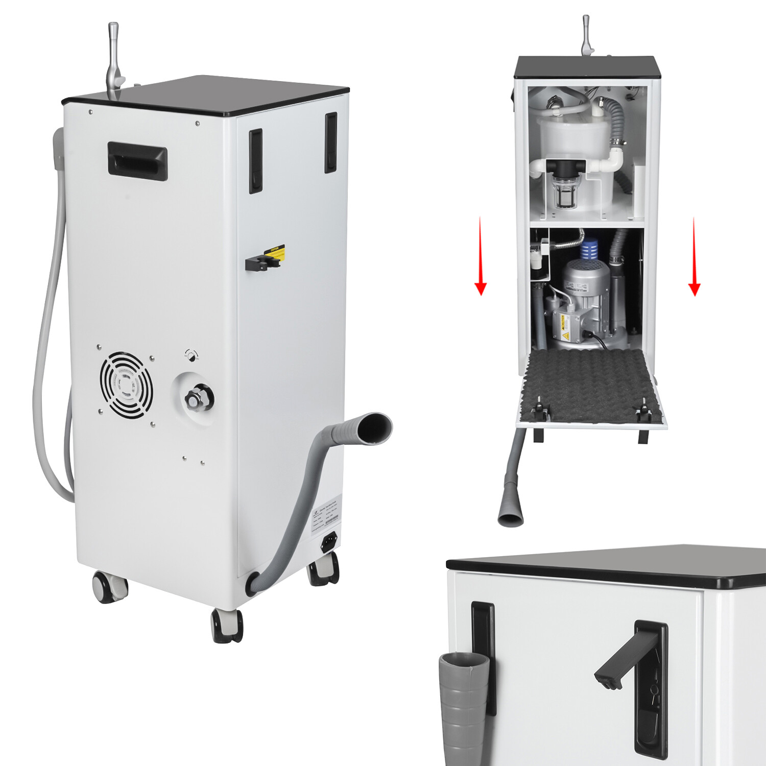 300W Portable Dental Suction System for Assisting Saliva Aspiration GS-M300 CE