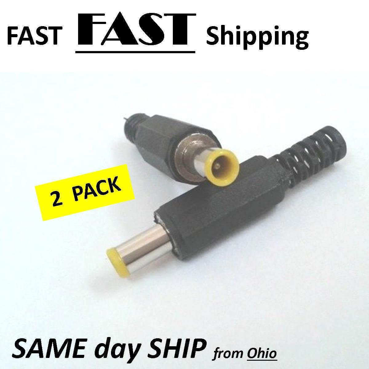 yellow tip — 5.0mm x 3.5m x 1.1 mm – DC Power cable Male Plug Adapter Notebook