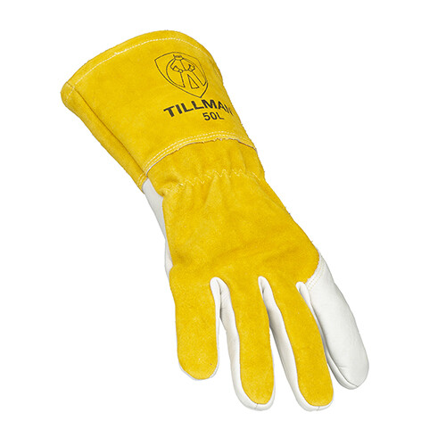 Tillman 50 Top Grain Premium Split Cowhide Fleece Lined MIG Welding Gloves