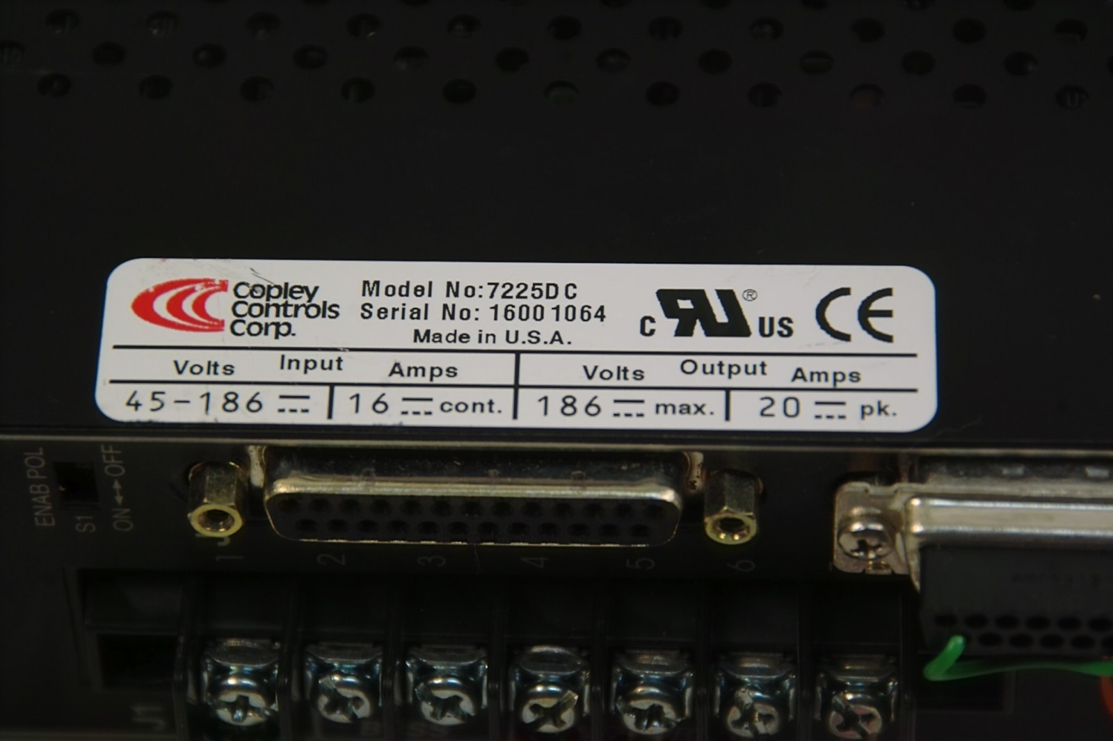 TRILOGY LINEAR MOTOR RE34674 & COPLEY CONTROLS 7225DC DRIVER 5M OR MORE CABLE