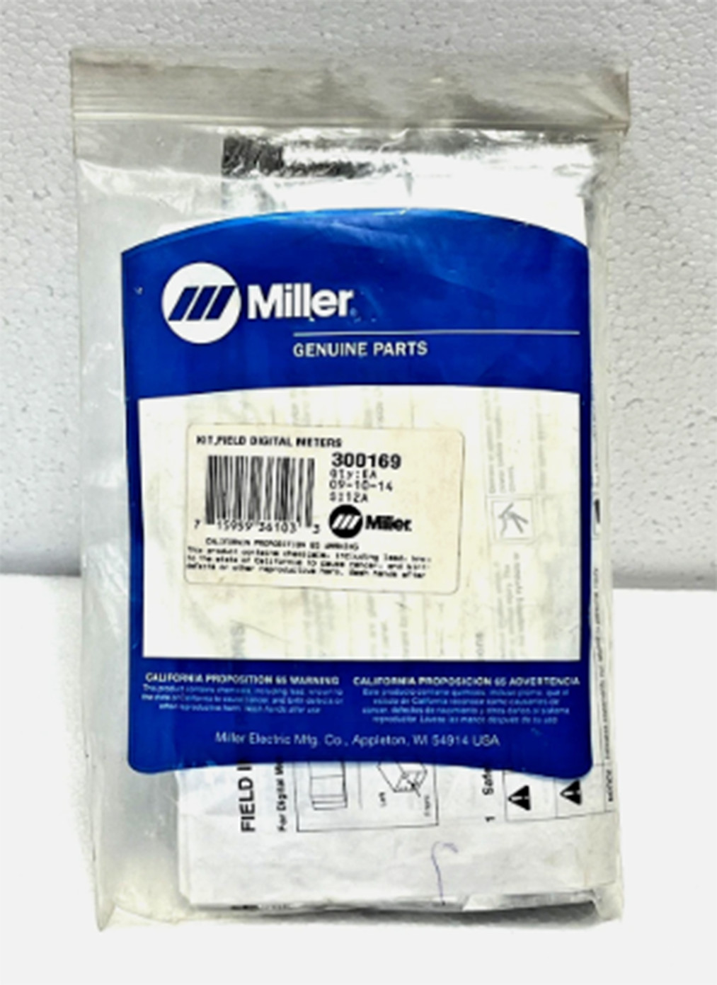 MILLER ELECTRIC UNIVERSAL DISPLAY PC BOARD, #300169 KIT, BRAND NEW – UNOPENED