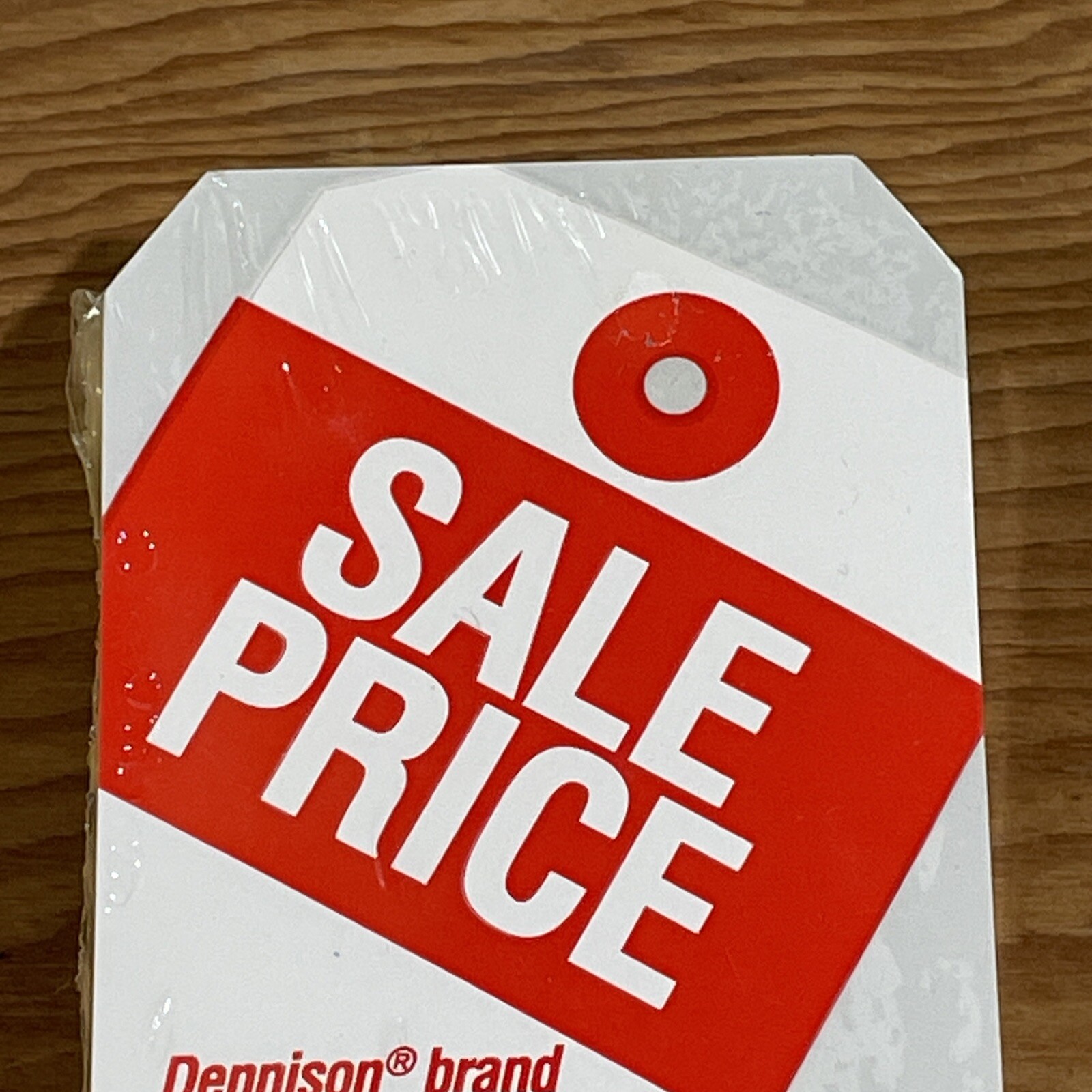 Dennison Sale Price Tags, Pk of 100 Size 5 – 4 3/4″ x 2 3/8″ New/Sealed
