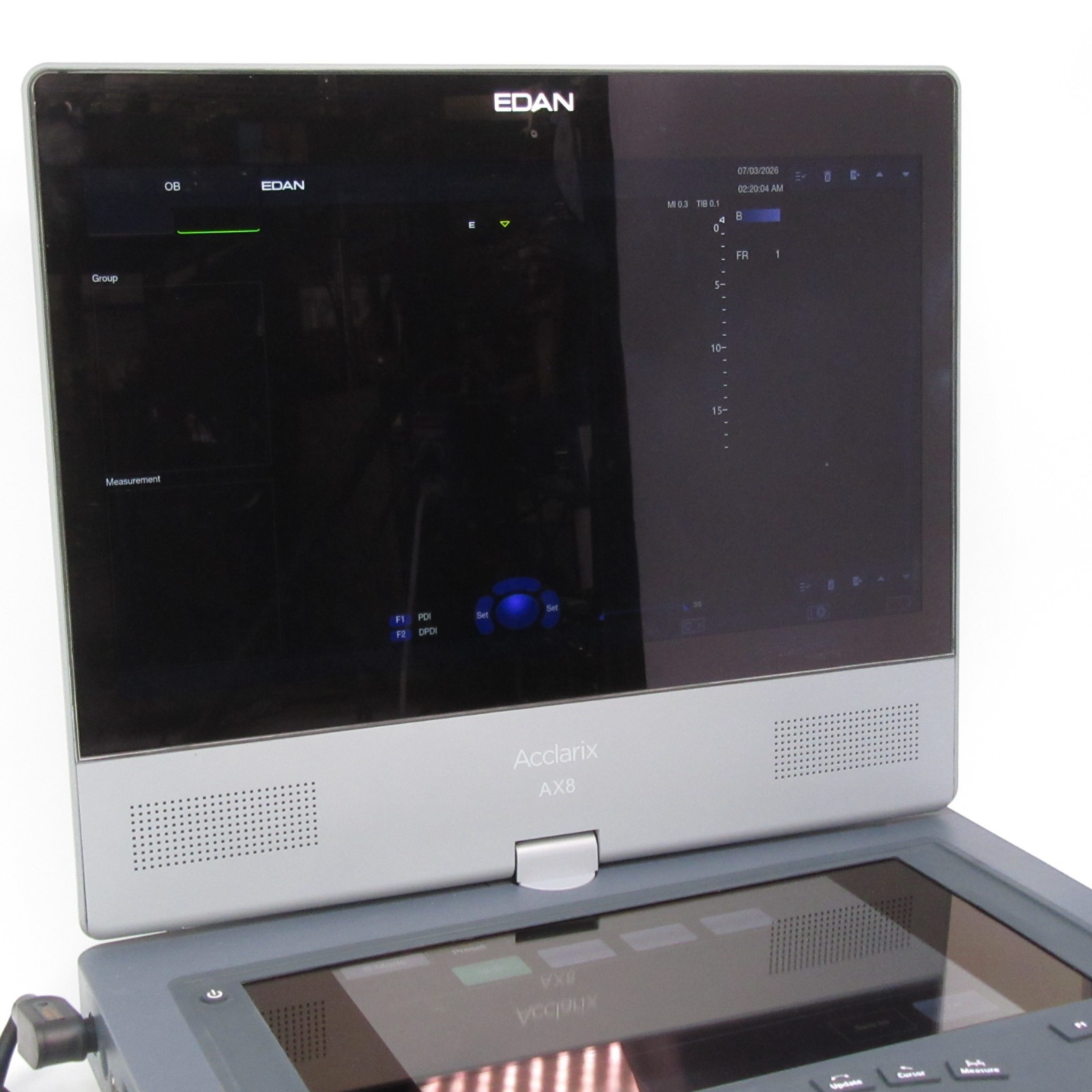 Edan Acclarix AX8 portable ultrasound *PARTS T12-D18
