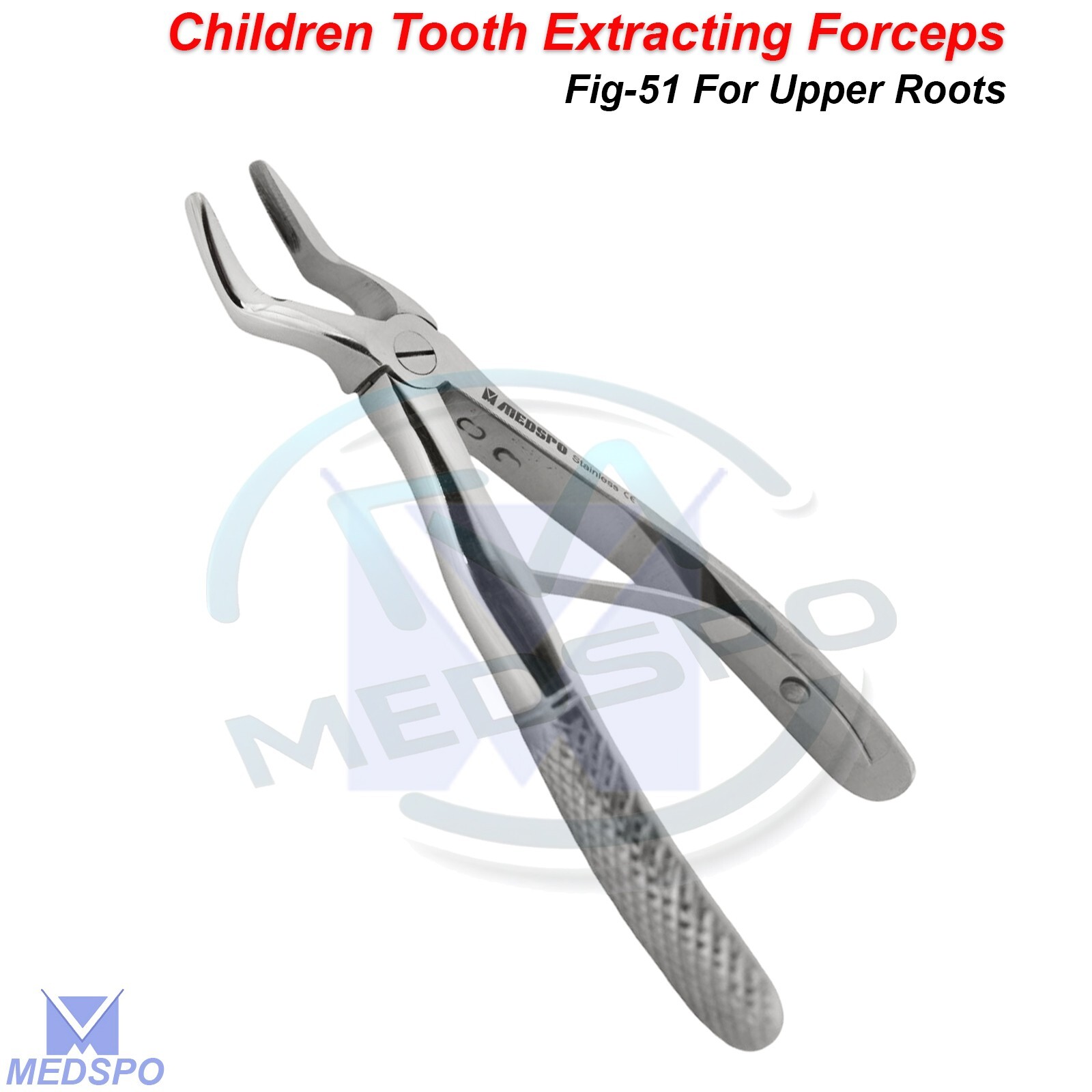 Surgical Children Pediatric Extracting Forceps For Lower Jaws Dental Instruments