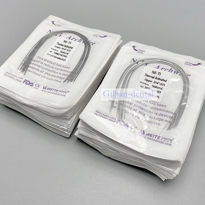 Dental Ortho Thermal Activated Arch Wire Rectangular Ovoid/Natural Form Wires