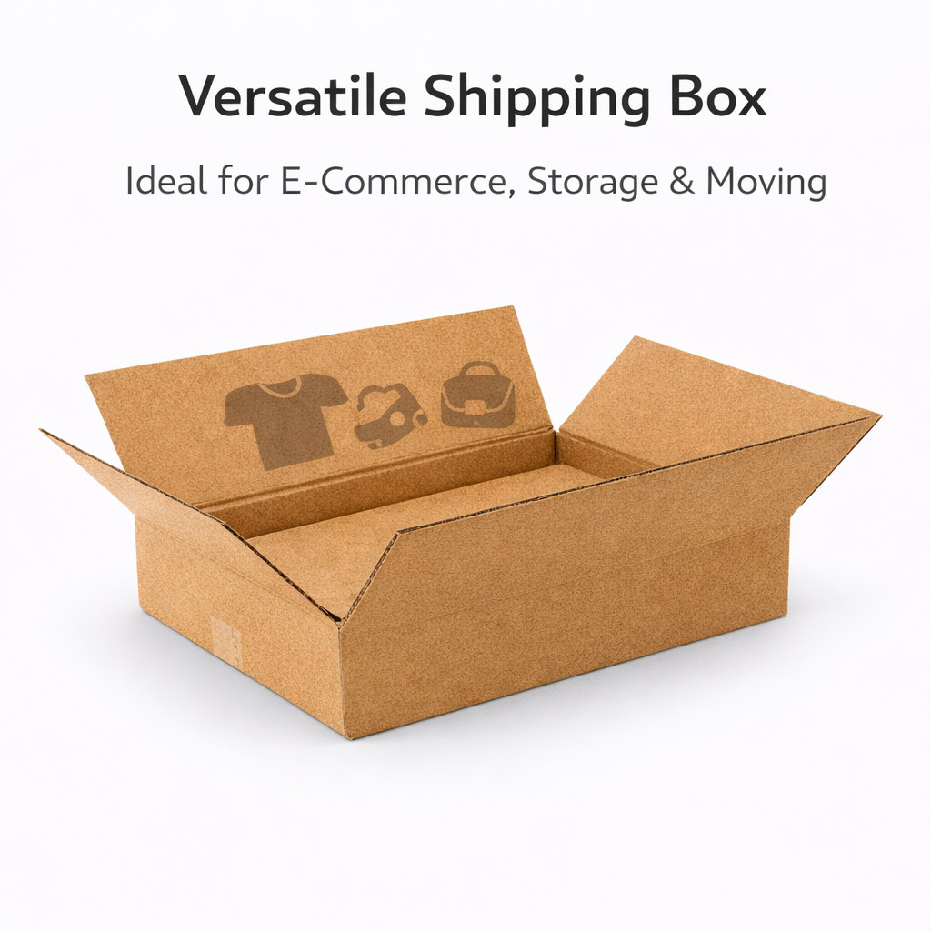 25 Pack 14x9x6 Corrugated Shipping Boxes Kraft Cardboard RSC Cartons Bulk