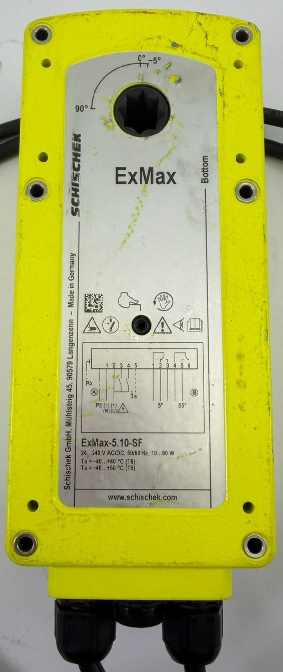 SCHISCHEK EXMAX-5.10-SF 1/4 TURN ACTUATOR – EXPLOSION PROOF ROTARY 24V/230V