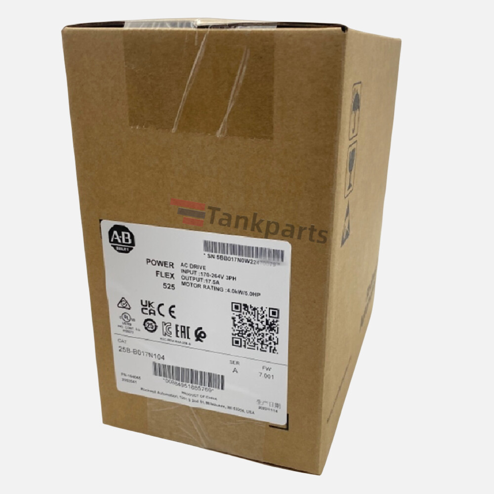 Allen-Bradley 25B-B017N104 PowerFlex 525 AC Drive 240VAC 3HP 2022 New SEALED