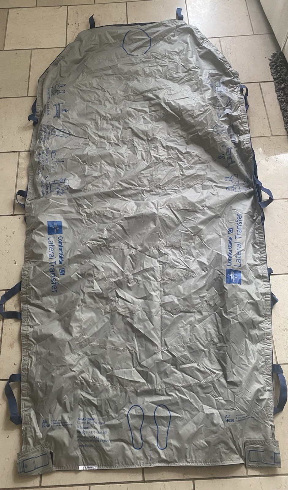 Medline Comfort Glide Lateral Transfer Sheet 40″ x 80″ – MSC60042