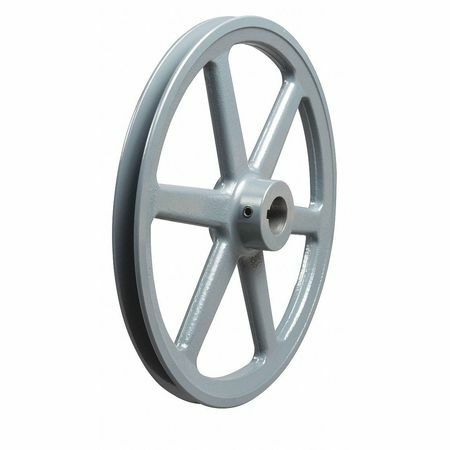 Zoro Select Ak1441 1″ Fixed Bore 1 Groove Standard V-Belt Pulley 14.25″ Od