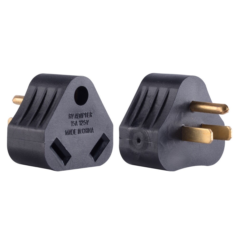 RV Adapter NEMA TT-30R to NEMA 5-15P Household RV Plug Connector Adapter