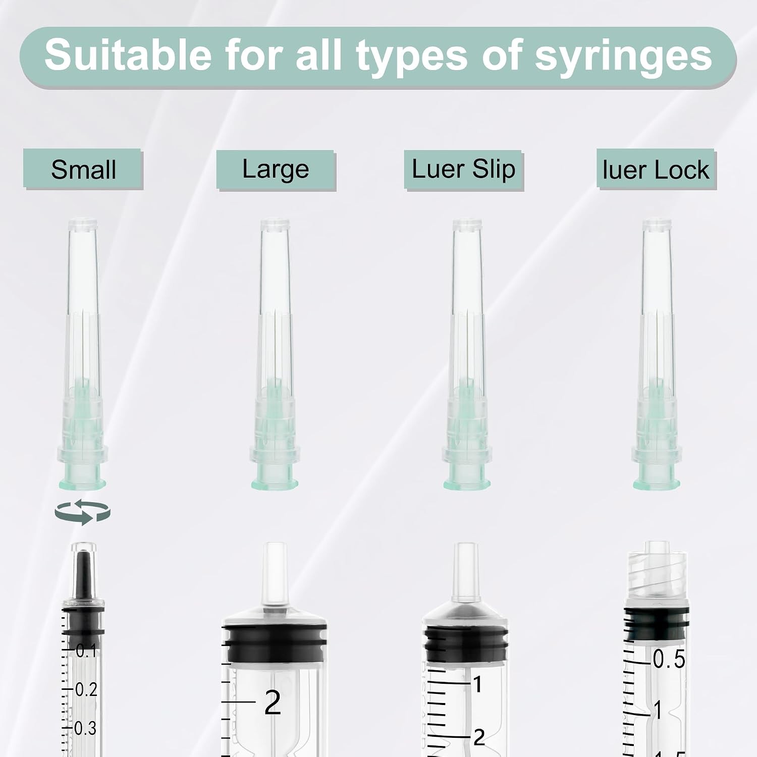 32 Gauge 1/2inch(13mm) 100-Pack Dispensing Needle with Cap Individual Package of