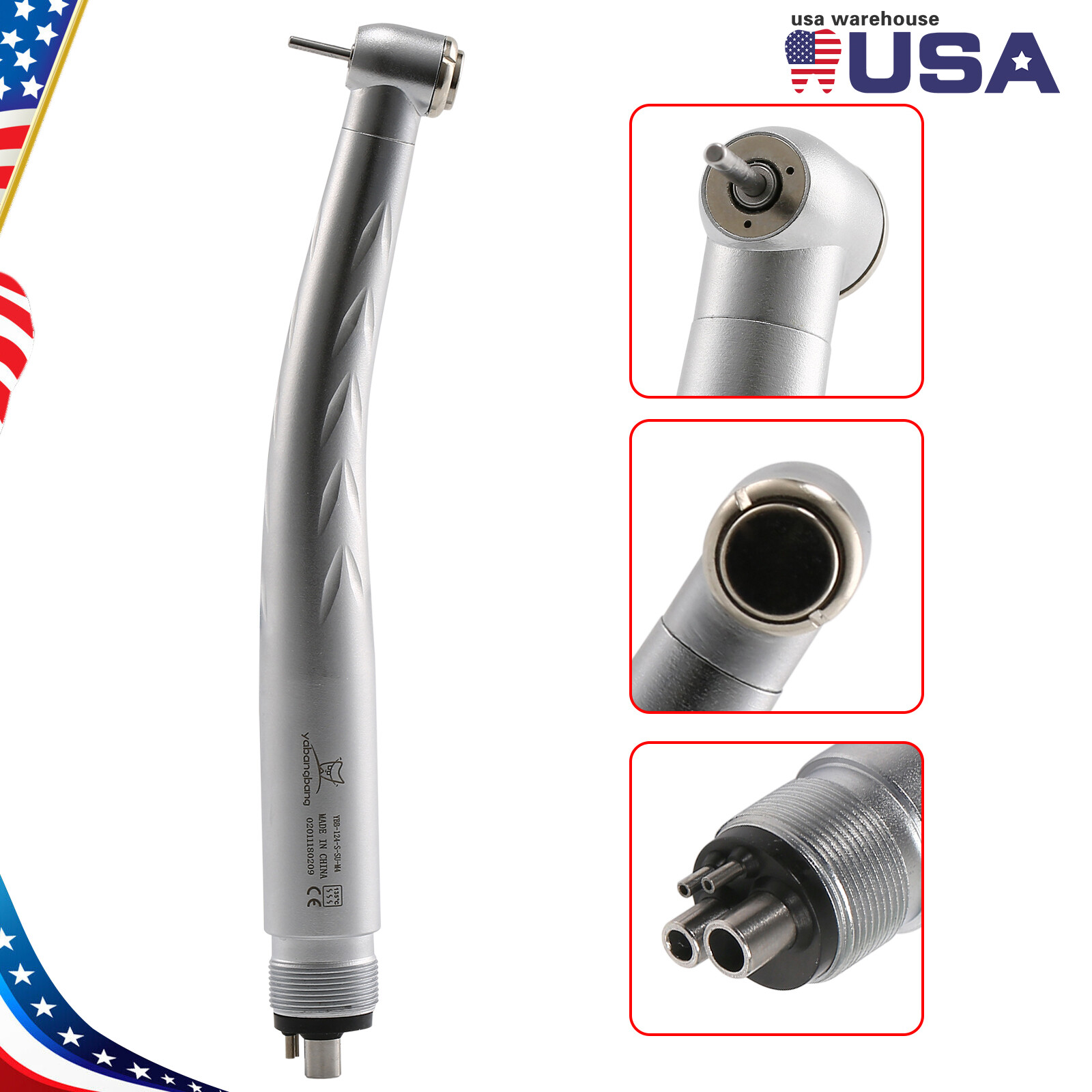 10pcs Dental 3 Spray High Speed Handpiece Turbine NSK Style 4 Hole SALE!!