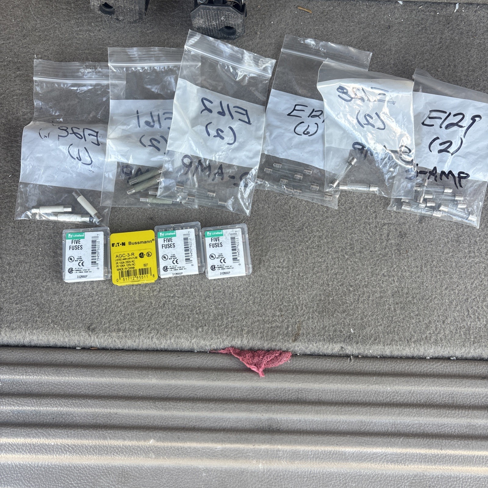 Various Fuses Multiple Brands and Sizes Lot of 45