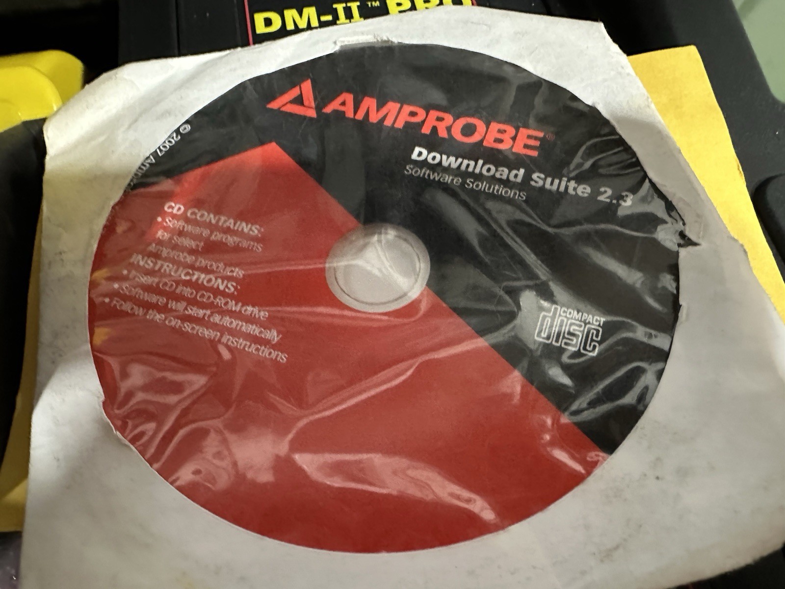 Amprobe DM-II Data Logger Recorder Part 995750. Used with Accessories and Case
