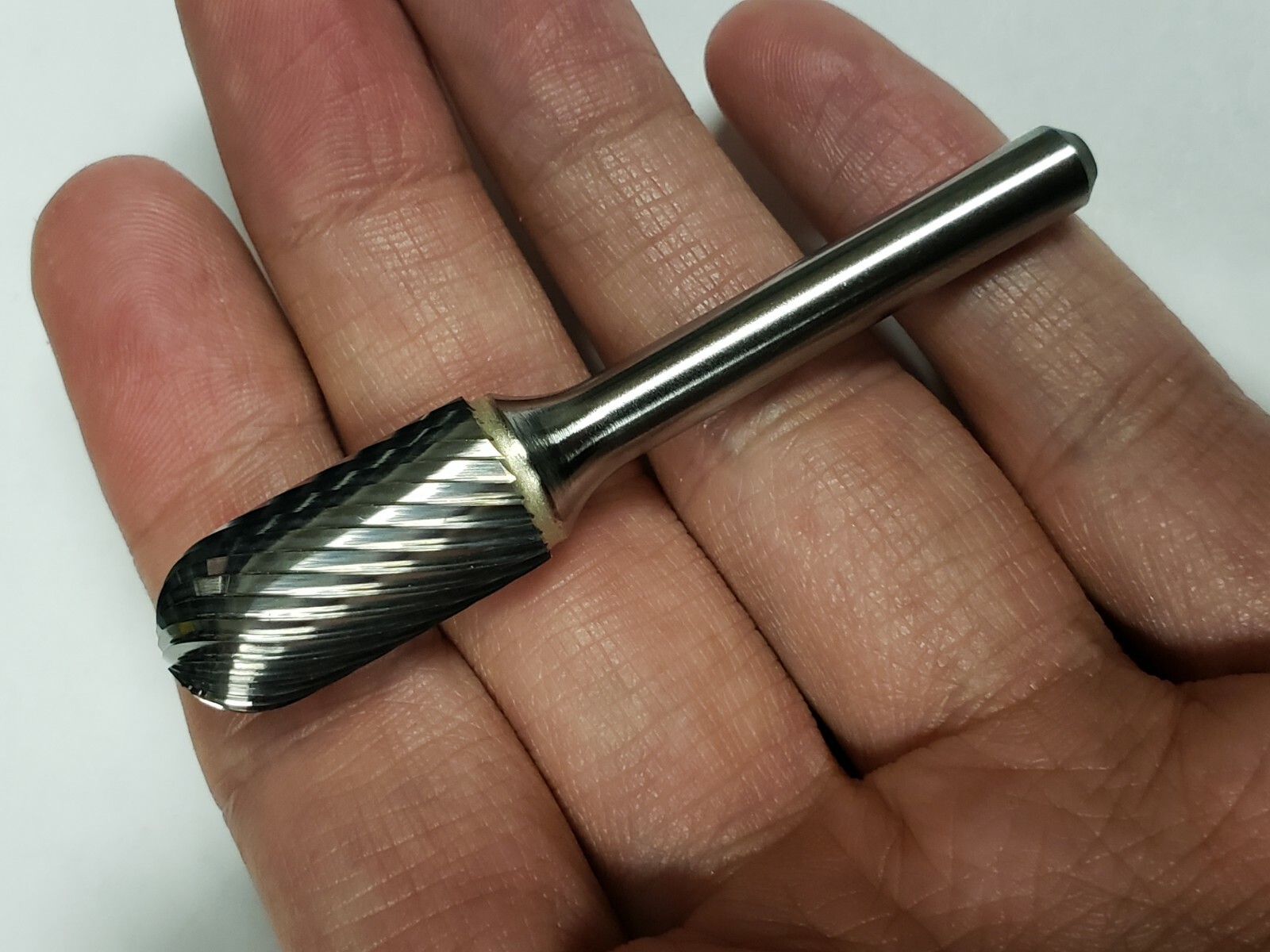 SC5S Cylindrical Radius 1/2″ Carbide Burr Bur Tool Die Grinder Bit 1/4″ Shank