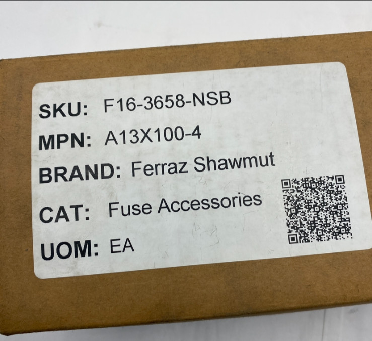 FERRAZ SHAWMUT A13X100 TYPE 4 AMP-TRAP FUSE 100 AMPS 130 VAC FORM 101 FUSE🎯