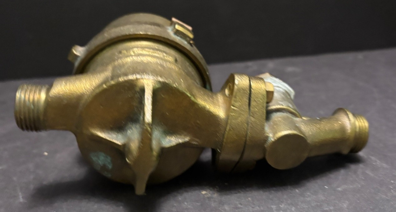 Elorriaga Tavira SOLID BRASS WATER METER SanSebastian Spain Industrial Chic 1964