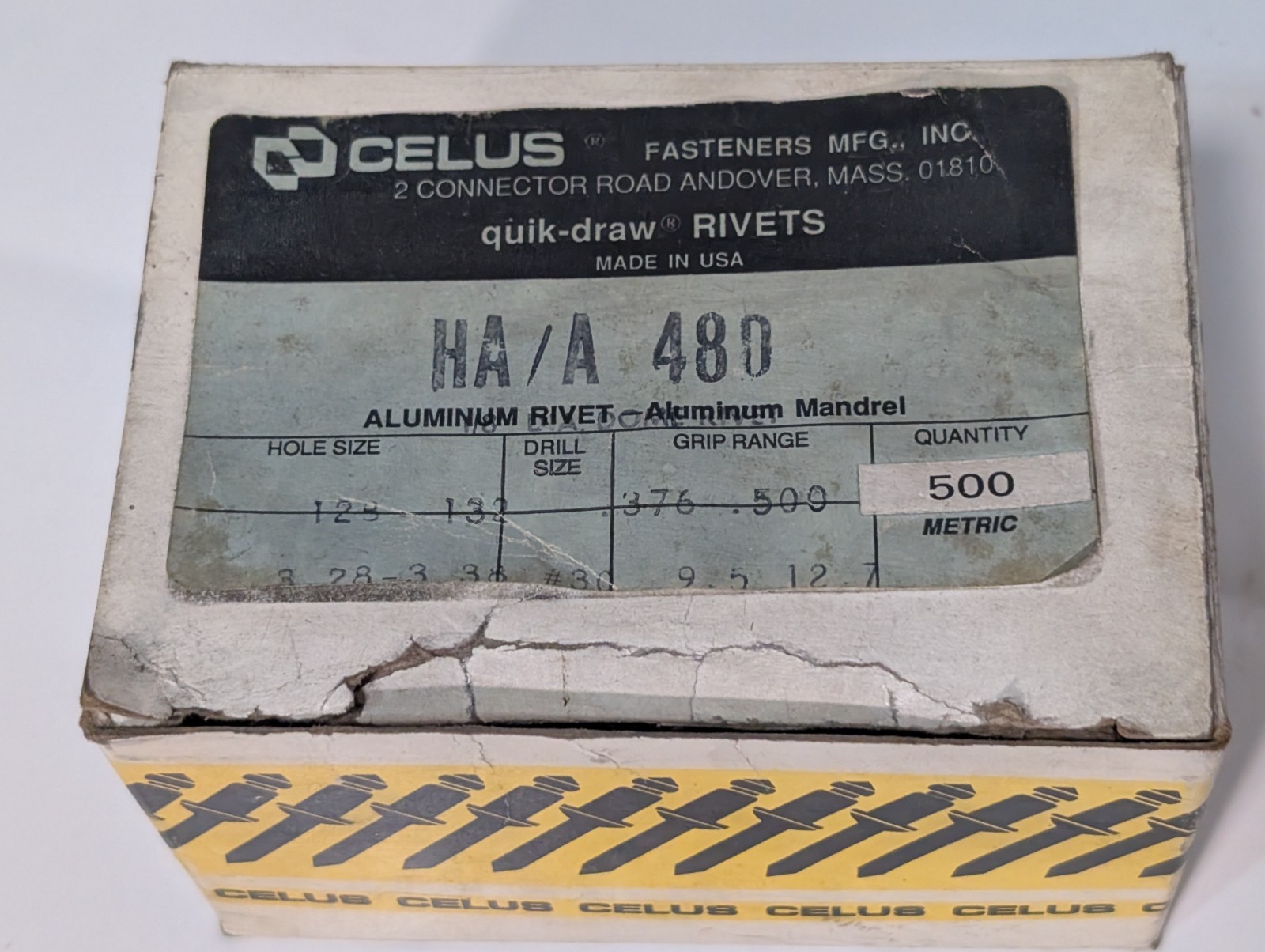Lot of Aluminum  Steel Rivets, Various Manufacturers, Types and Sizes- As Shown