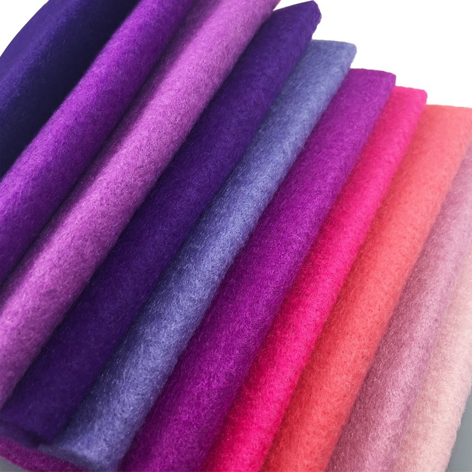 flic-flac 42pcs1.4mm Thick Soft Felt Fabric Sheet Assorted Color Felt Pack DI…