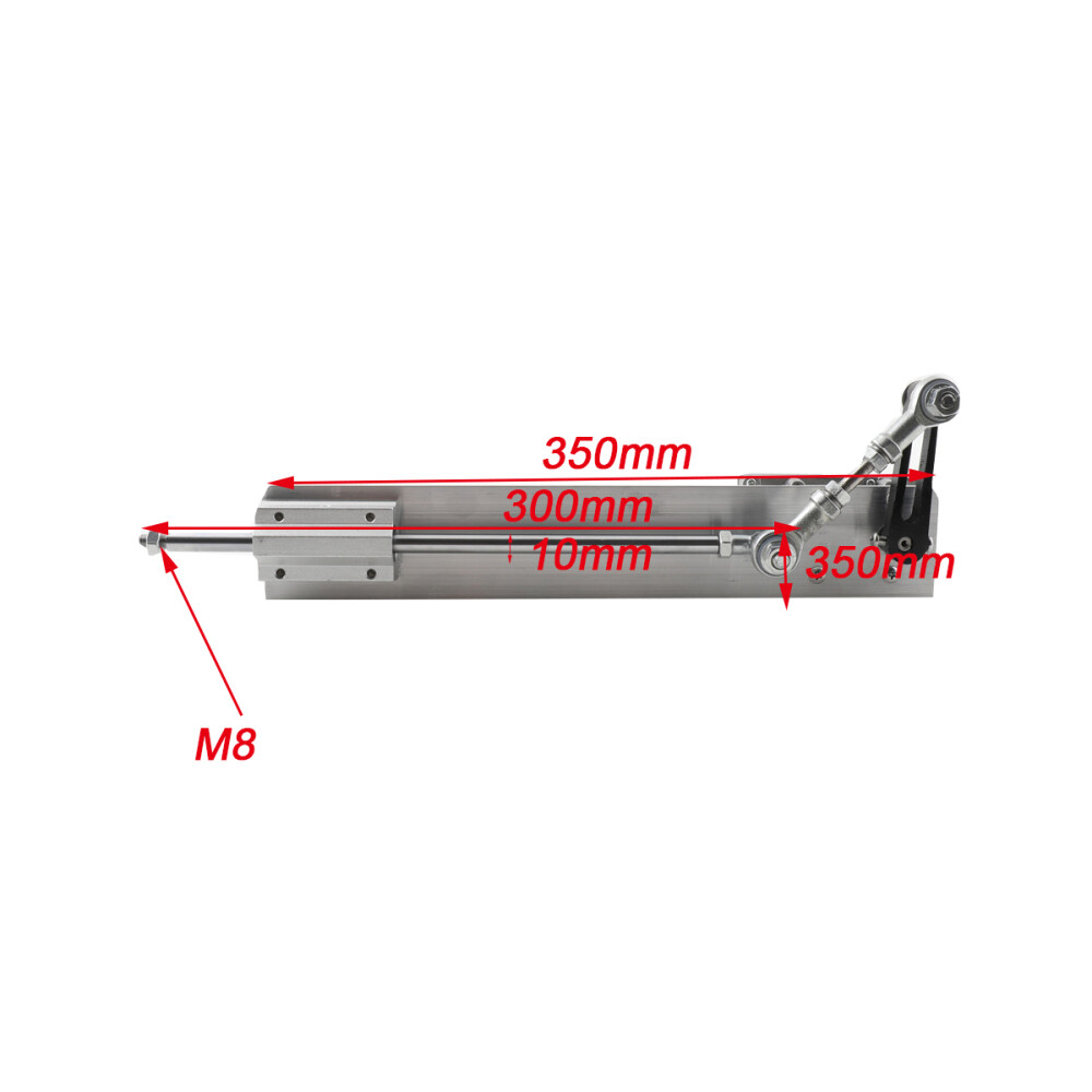 DC24V Adjustable Stroke 150MM 120RPM Cycling Reciprocating Linear Actuator Motor
