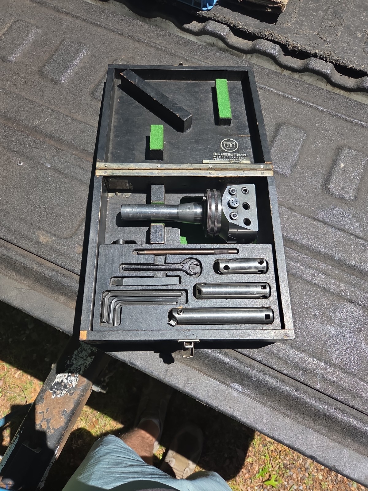 Wohlhaupter UPA3 Boring Facing Head R8 Arbor Shank 4 Bridgeport Milling Machine