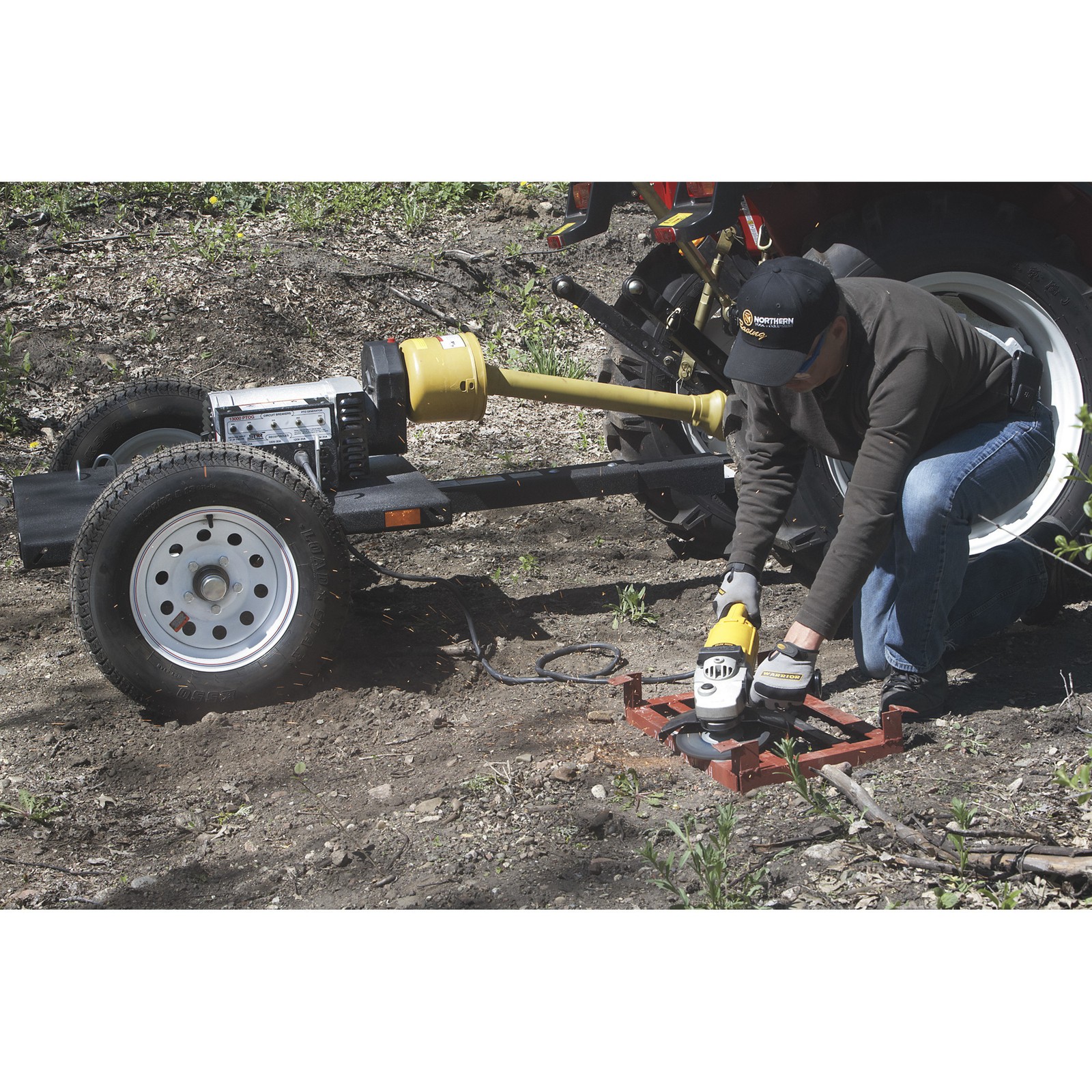NorthStar PTO Generator, 13,000 Surge Watts, 12,000 Rated Watts, 24 HP Required