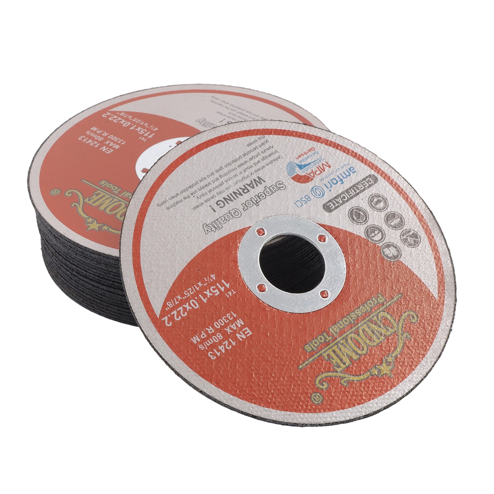 4.5″x0.040″x7/8″ 100 Pcs Cut-off Wheel – Metal & Stainless Steel Cutting Discs