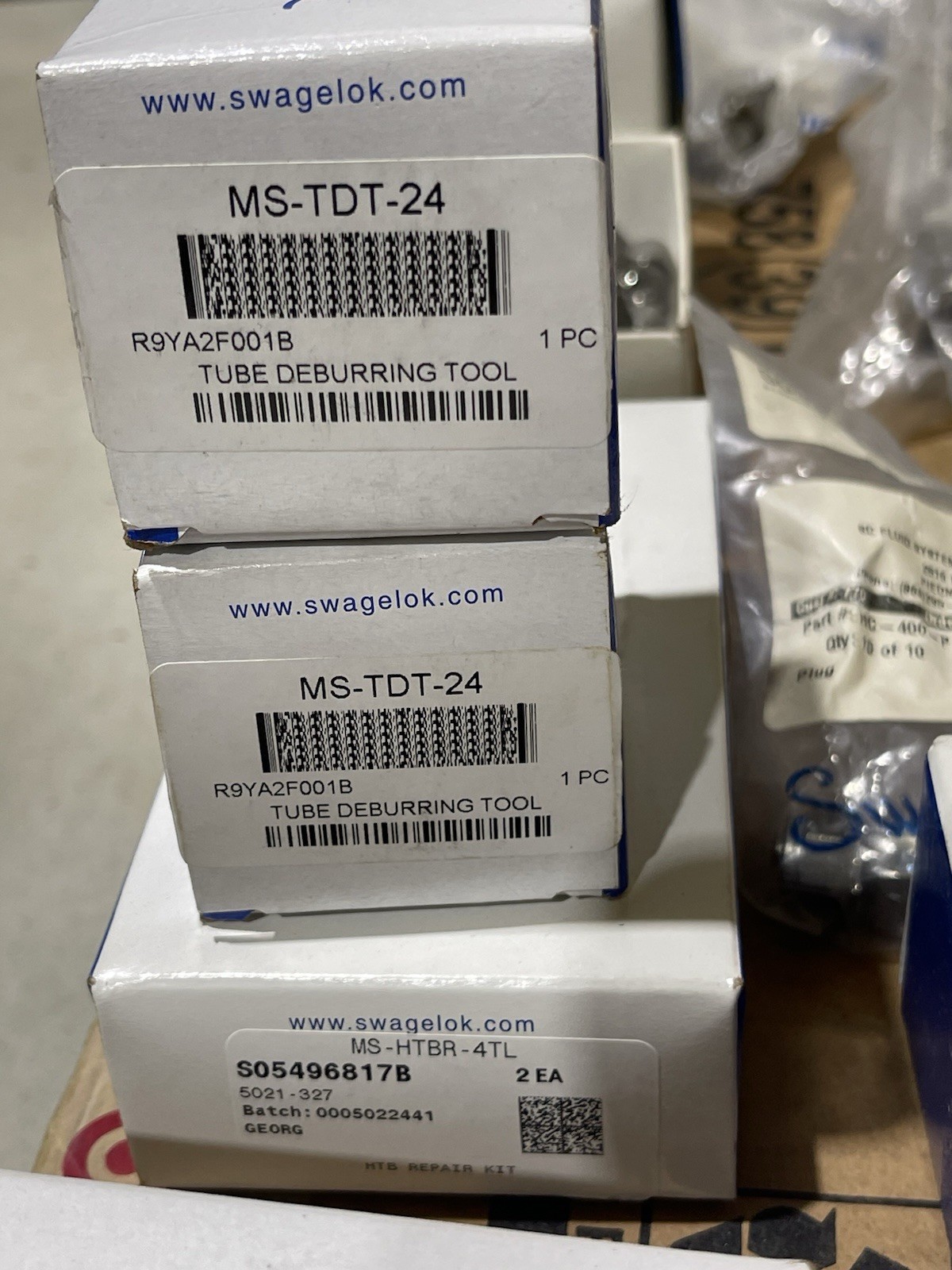 Lot Of Swagelok Fittings, Hoses, Valves, Filters, SS Stainless Steel, HC C-276