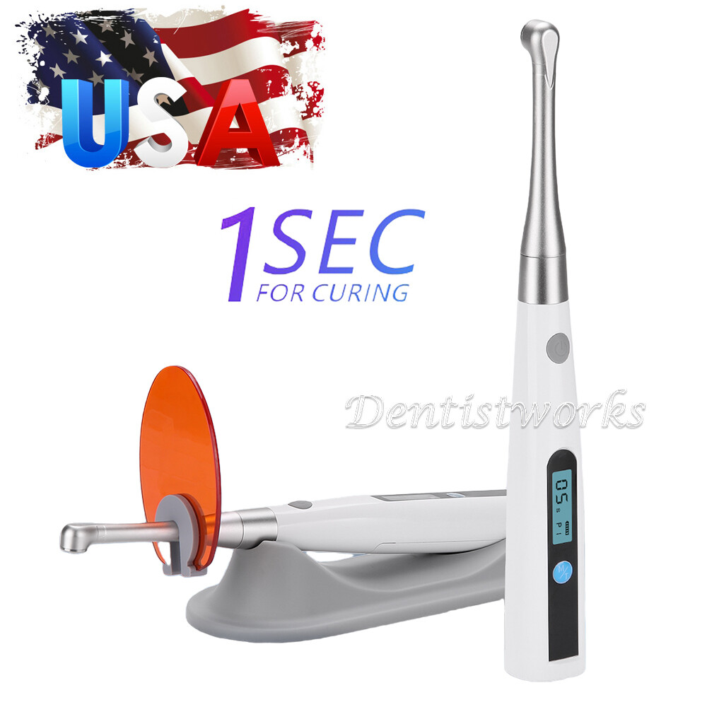 Dental Cordless LED Curing Light Lamp 1 Second Cure 800-1400mw/cm² AZDENT