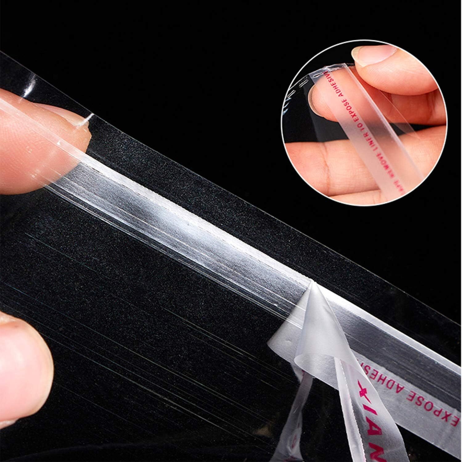 Resealable OPP Bags 1 Mil Thick – 7 Sizes, Crystal Clear Self Adhesive Poly Bags