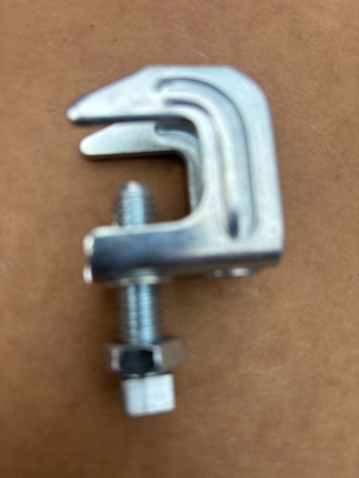 Beam Clamp, 50 Pcs 3/8″ Zinc Plated Iron Safety Beam Clamp, 13/16″ Jaw Opening