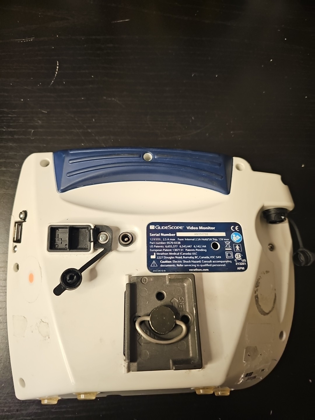 Verathon GlideScope AVL 0570-0338 Portable Video Monitor Only!