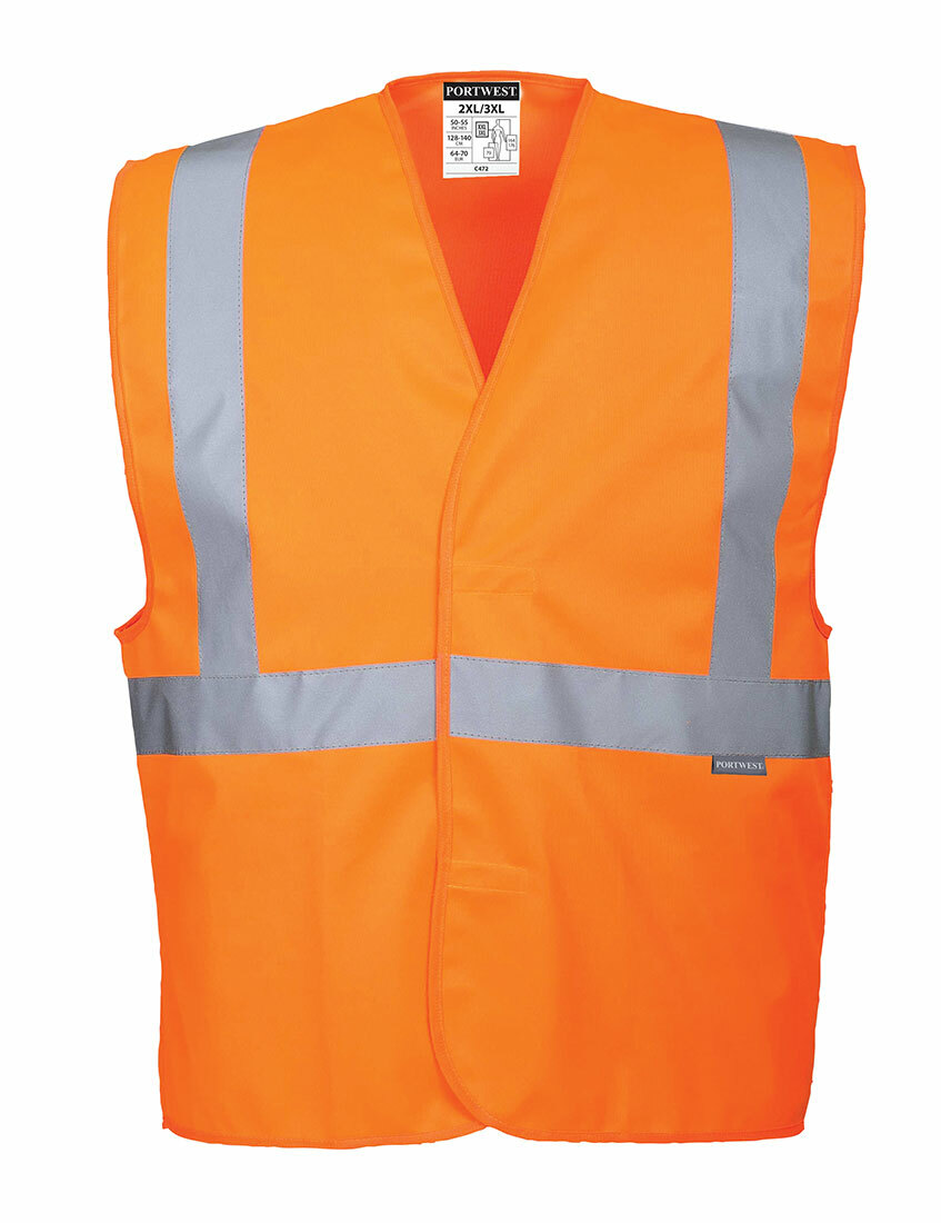 Portwest C472 Hi-Vis Reflective One Band & Brace Lightweight Cooling Vest ANSI