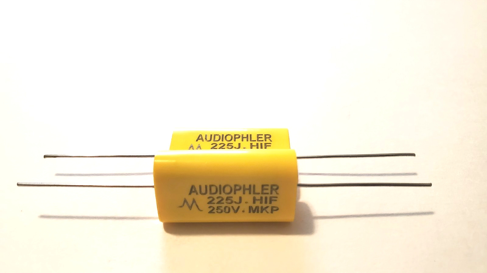 5-Pack Audiofiler MKP Series 2.2uf HIFI 250v +-5% Axial Capacitor