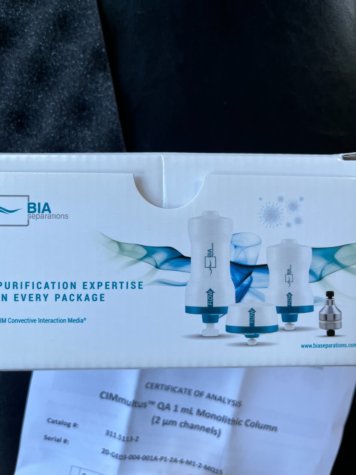 SARTORIUS/ BIA Separations CIMmultus QA 1 mL Monolithic Column (2 μm) 311.5113-2