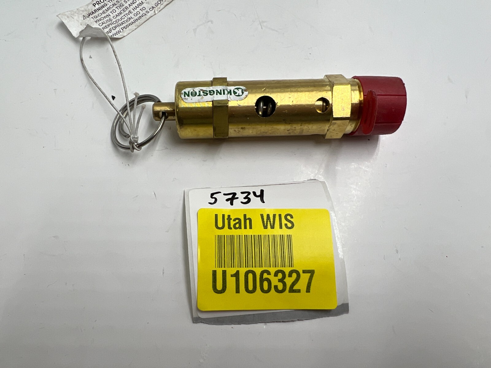 Kingston FIG. 112CSS 1/2NPT Pressure Relief Safety Valve 0G15749.2CL, Brass