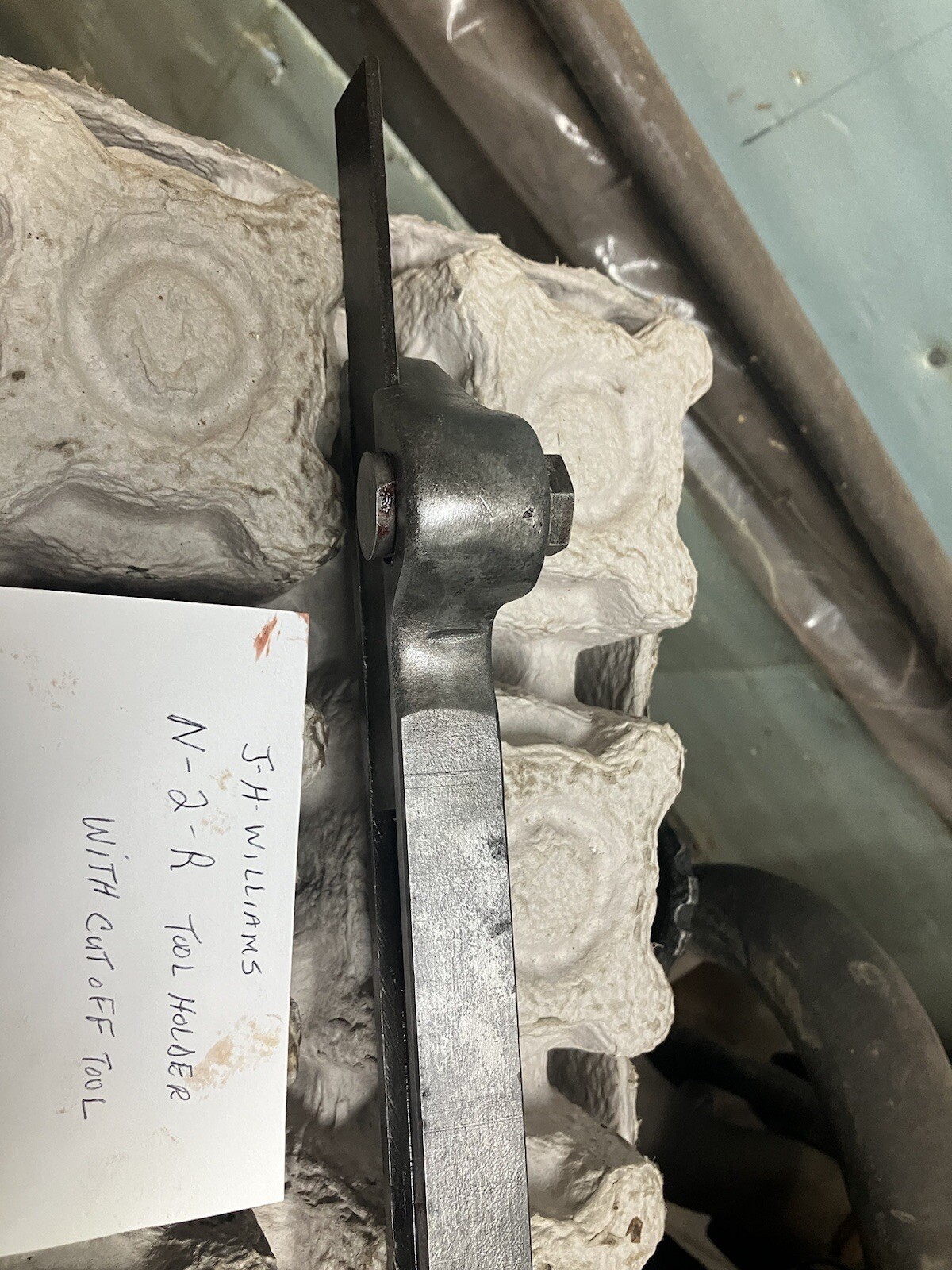 J H Williams #2-R Tool Holder With Cutting Tool