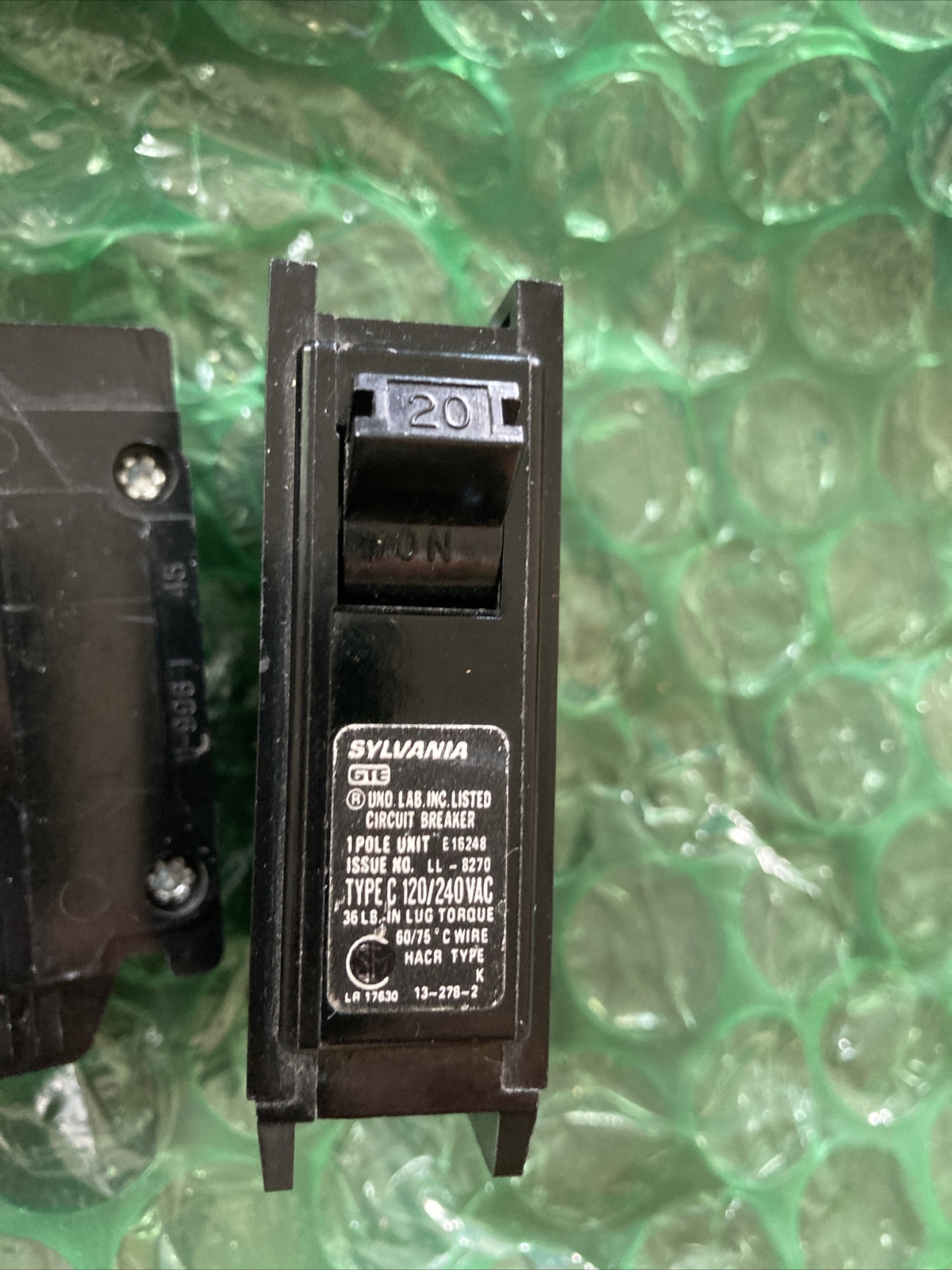 Challenger Style E16248 C120 1 Pole Amp Circuit Breaker 120V +Free Shipping!